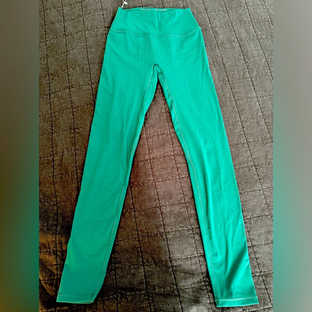 Oak Fit 28” leggings, forest green